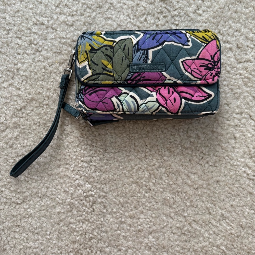 Vera Bradley Floral Wristlet Clutch